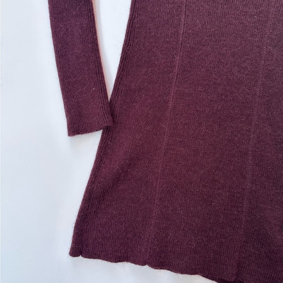 [SOLD] DIESEL Alpaca Wool Blend Burgundy Red Y2K Fitted Knit Ribbed Dress XS - Picture 8 of 14